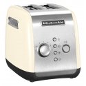 KitchenAid 5KMT221EAC 7 2 šķēle (-s) 1100 W Melns, Krēms, Nerūsējošs tērauds KitchenAid 5KMT221EAC 7 2 šķēle (-s) 1100 W Melns, Krēms, Nerūsējošs tērauds