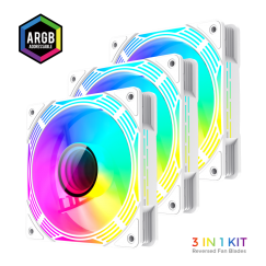 Gamemax gadala ventilators | KF300R WH |