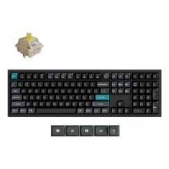 Keychron Q6 Ultra 8K klaviatūra Universalus USB + RF Wireless + Bluetooth Juoda
