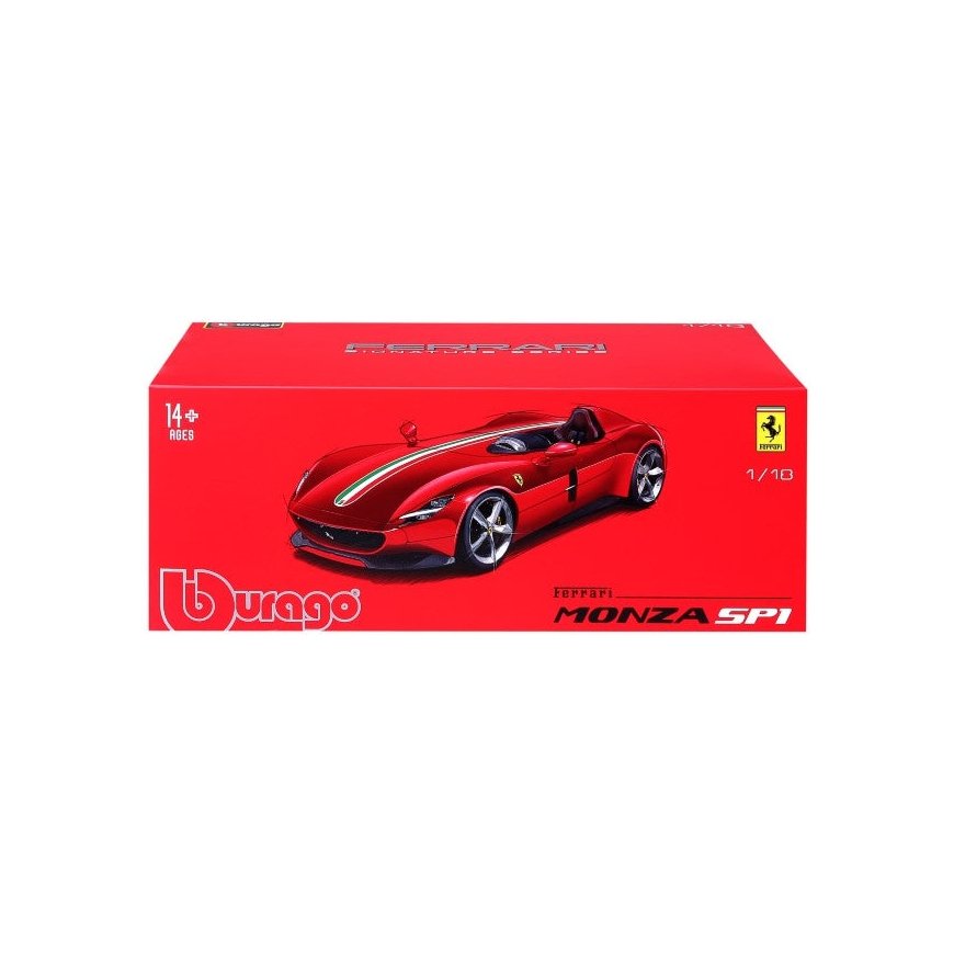 BBURAGO Ferrari Monza SP1 1:18 Supercar model Preassembled – 4
