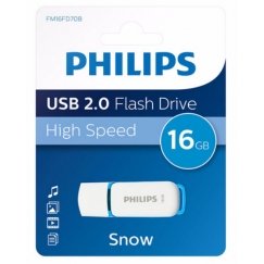 Philips FM16FD70B USB zibatmiņa 16 GB USB Type-A 2.0 Zils, Balts