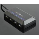 Maxxter ACT-HUB3C-4P хаб-разветвитель USB 3.2 Gen 1 (3.1 Gen 1) Type-A 5000 Мбит/с Черный Maxxter ACT-HUB3C-4P хаб-разветвитель USB 3.2 Gen 1 (3.1 Gen 1) Type-A 5000 Мбит/с Черный