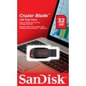 SanDisk Cruzer Blade USB-välkmälu 32 GB USB tüüp A 2.0 Must, Punane
