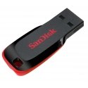 SanDisk Cruzer Blade USB atmintukas 32 GB USB A tipo 2.0 Juoda, Raudona SanDisk Cruzer Blade USB atmintukas 32 GB USB A tipo 2.0 Juoda, Raudona