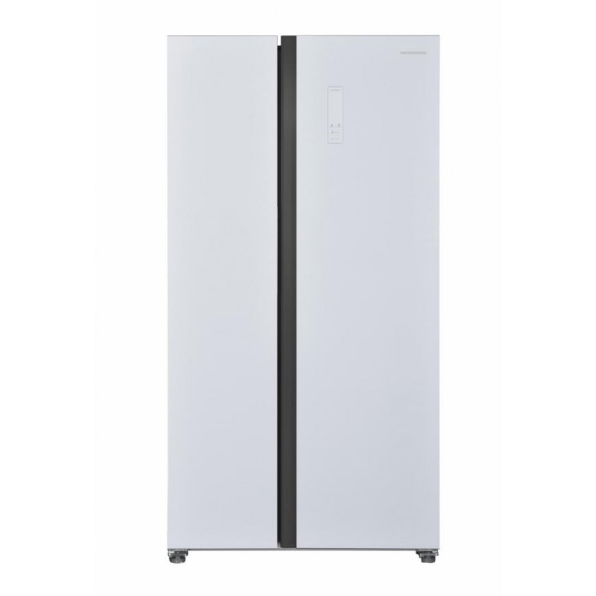Heinner HSBS-H442NFGWHE++ side-by-side refrigerator Freestanding 442 L White