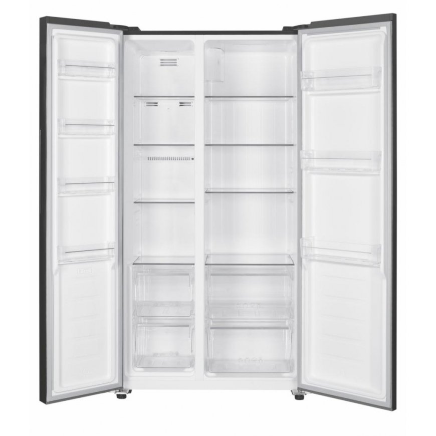 Heinner HSBS-H442NFGWHE++ side-by-side refrigerator Freestanding 442 L White – 2