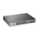 Zyxel GS1350-18HP-EU0101F tinklo komutatorius Valdomas L2 Gigabit Ethernet (10/100/1000) Maitinimas 