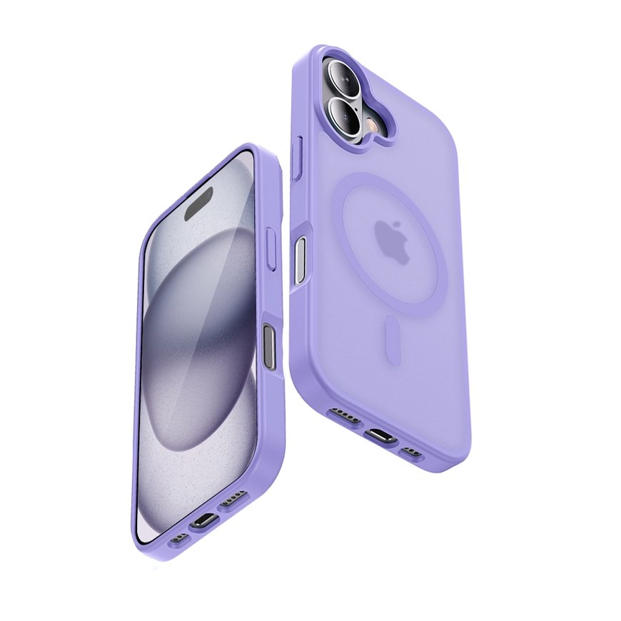 Crong Hybrid Matte Magnetic - MagSafe Case for iPhone 17 (lavender) – 2