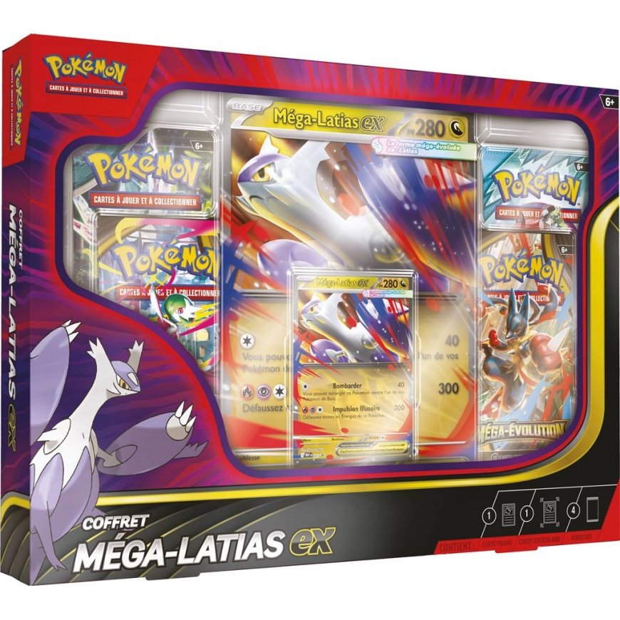 Asmodee Pokémon : coffret Octobre ex 4b. – 2
