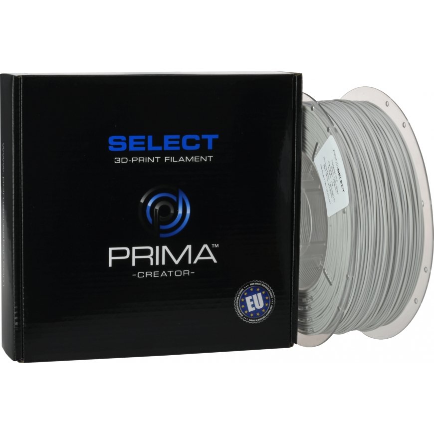 Prima Creator PrimaSelect PS-PLA-175-1000-LGY 3D printēšanas materiāls Polipienskābe (PLA) Pelēks 1