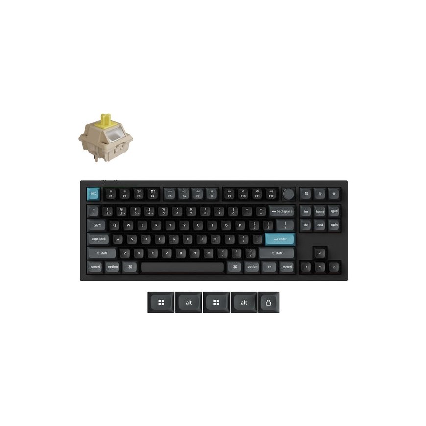 Keychron Q3 Ultra 8K näppäimistö Universaali Bluetooth QWERTY musta