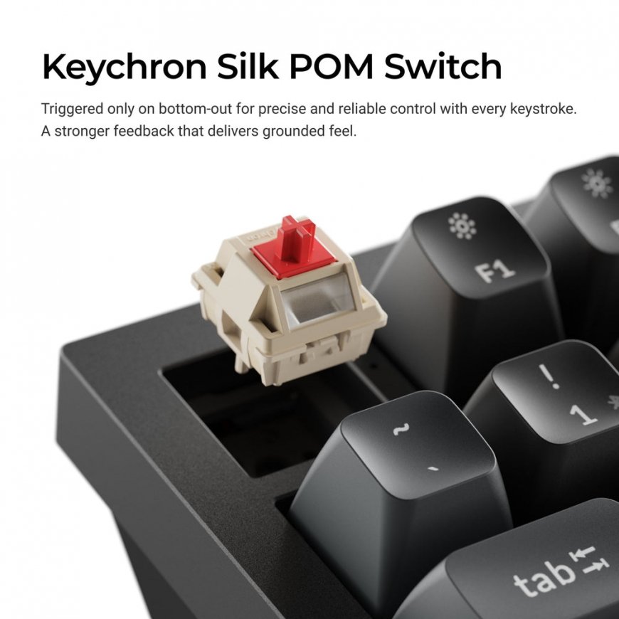 Keychron Q3 Ultra 8K klaviatūra Universalus „Bluetooth“ QWERTY Juoda – 3