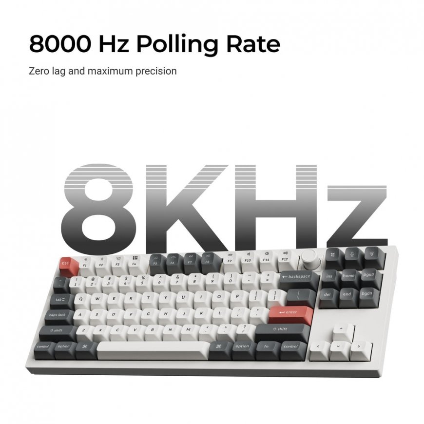 Keychron Q3 Ultra 8K klaviatuur Universaalne Bluetooth QWERTY Must – 4