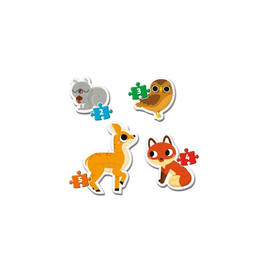 Clementoni My First Puzzles Dėlionė 3 vnt Gyvūnai – 2