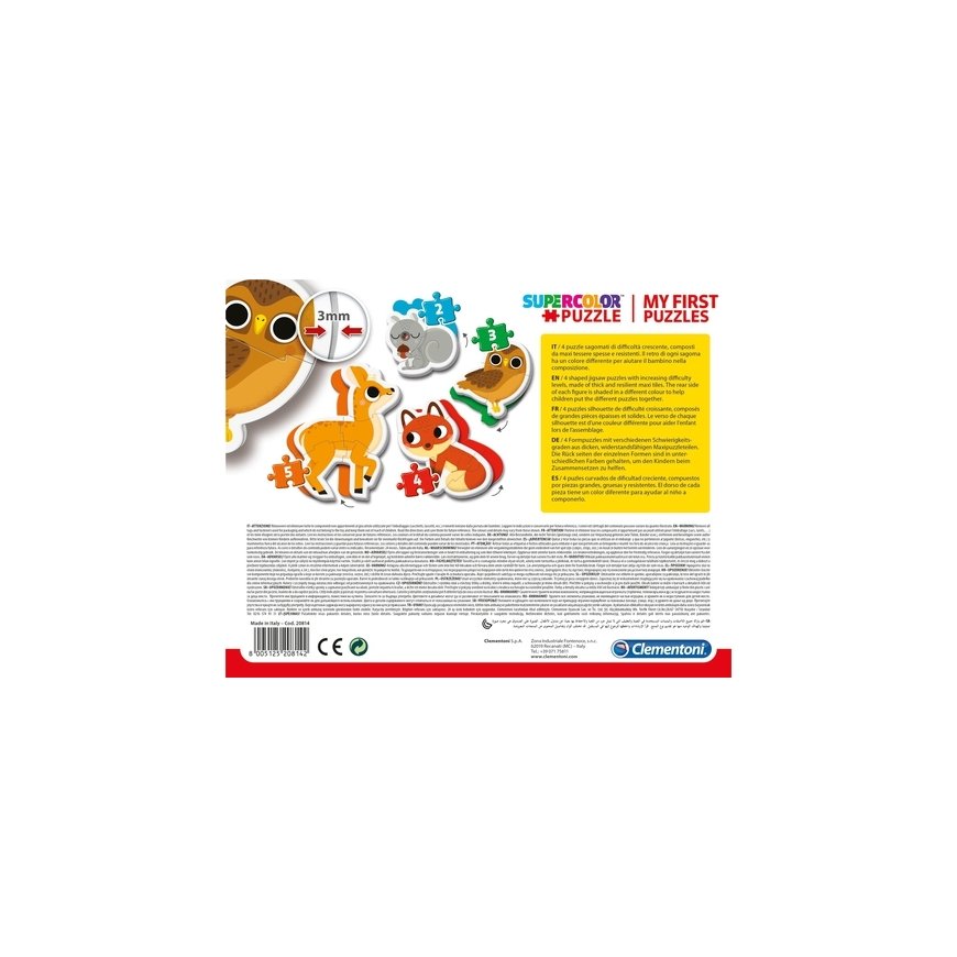 Clementoni My First Puzzles Pusle 3 tk Animals – 3