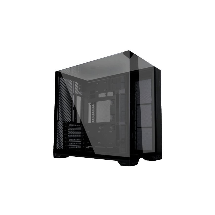 Lian Li 011 Vision COMPACT Tower Melns