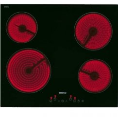 Beko HIC64401 plīts virsmas sildelements Melns Iebūvēts 58 cm Keramika 4 zone(s)