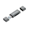 Vention USB3.0 Multi-function Card Reader Gray Metal Type Vention USB3.0 Multi-function Card Reader Gray Metal Type