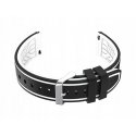 Pacific Silicone Watch Band U14 - black/white - 20mm Pacific Silicone Watch Band U14 - black/white - 20mm