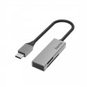 Hama 00200131 karšu lasītājs USB 3.2 Gen 1 (3.1 Gen 1) Type-C Sudrabs Hama 00200131 karšu lasītājs USB 3.2 Gen 1 (3.1 Gen 1) Type-C Sudrabs