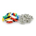 OEM 35 mm crocodile clips set in various colors - 30 pcs