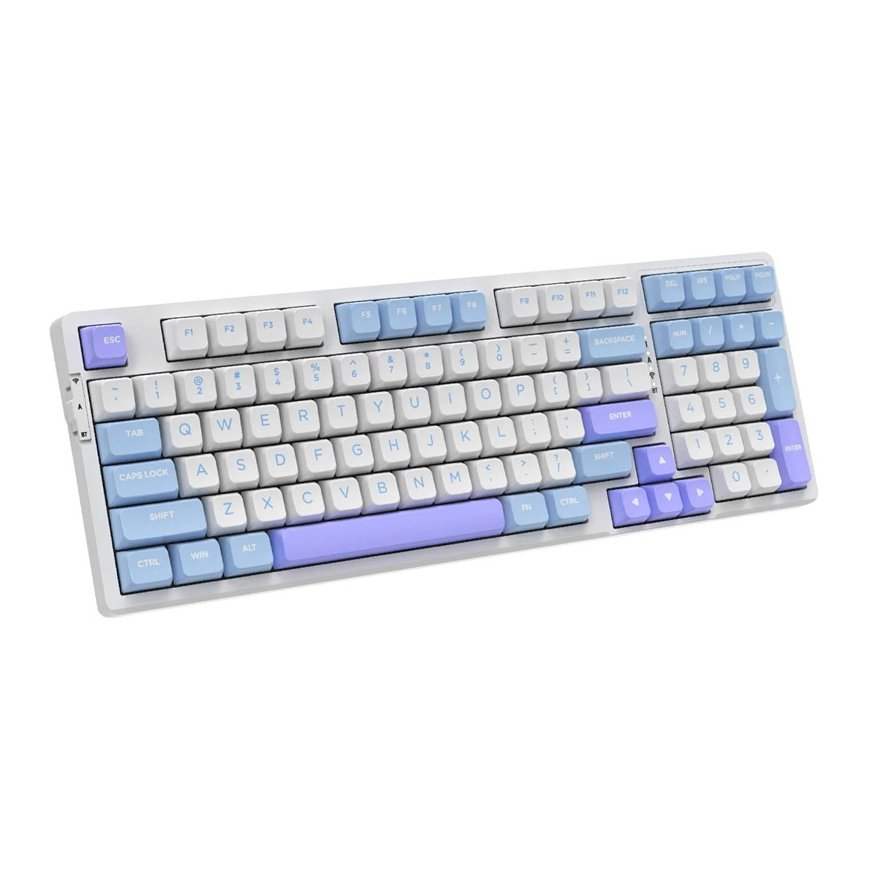 GAMIAC TKL90G Gaming Keyboard, Kailh Blue - white/red – 2