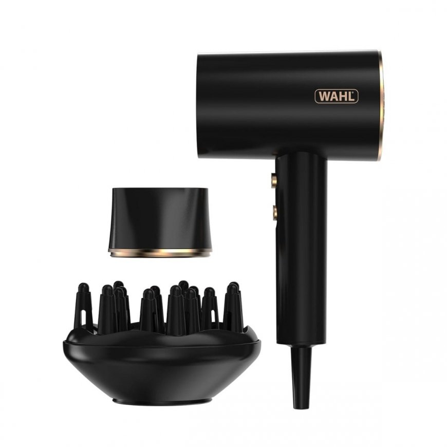 Wahl Ionic Flow föön 2100 W Must, Kuld – 3