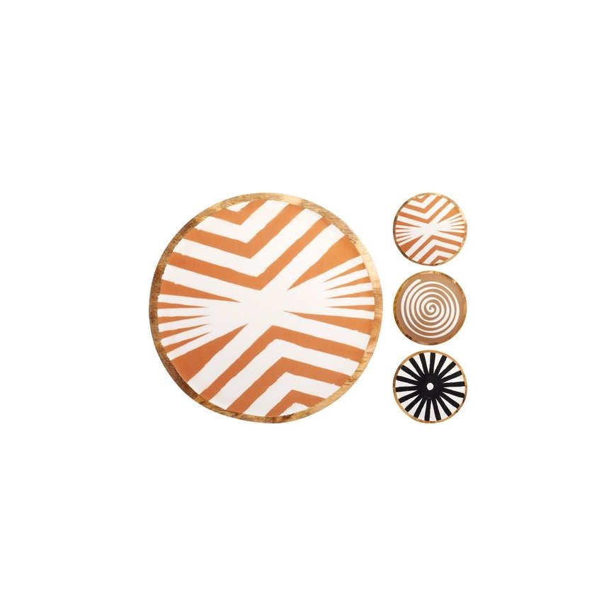 Mondex PLATE 3 DESIGNS 25CM