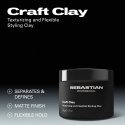 Sebastian Professionals CRAFT CLAY matēta māla matu teksturētājs un definētājs 50 g