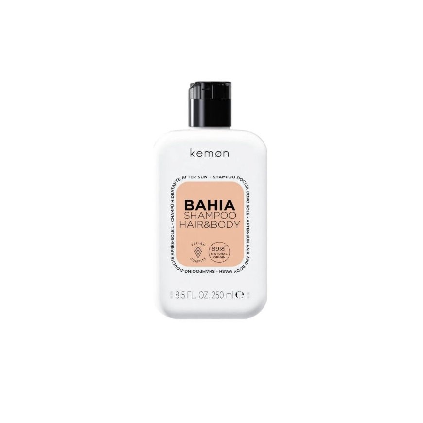 Kemon Bahia Shampoo Hiustensi ja vartalon shampoo yhdellä, 250 ml