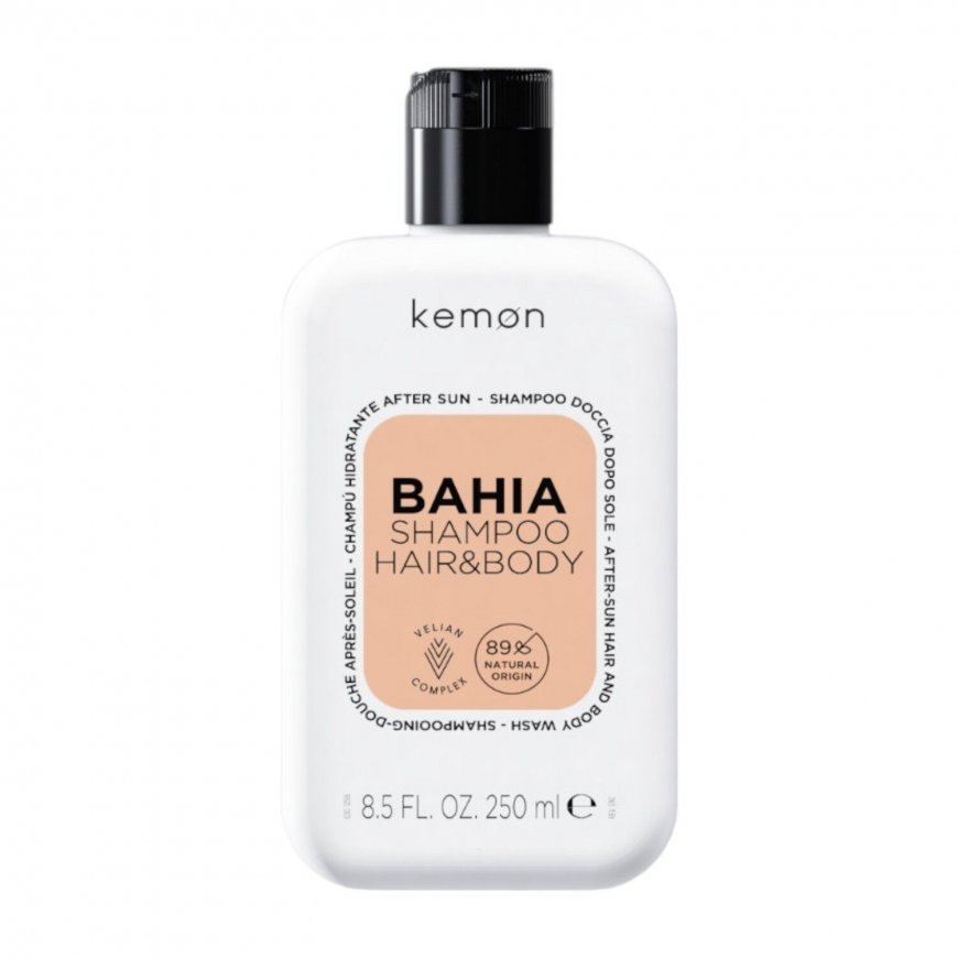 Kemon Bahia Shampoo Hair & Body shampoo and body wash in one, 250 ml – 2