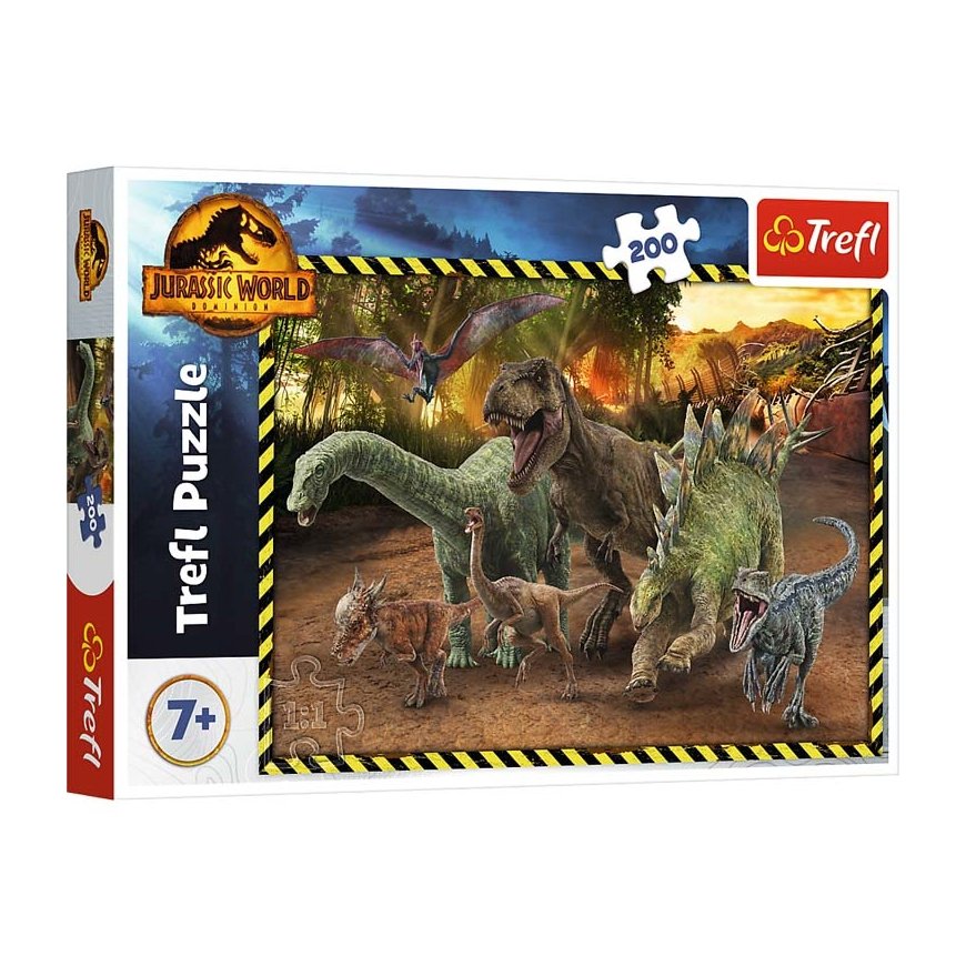 Trefl 13287 puzle 200 pcs Dinozauri