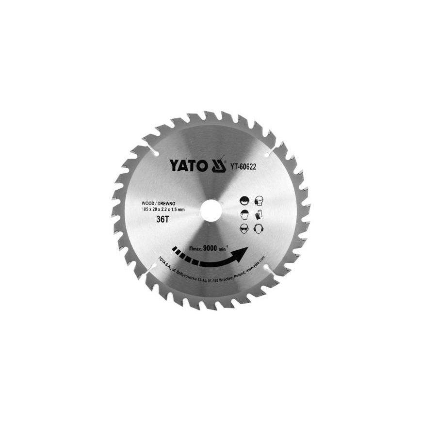 Yato YT-60622 pyörösahanterä 18,5 cm 1 kpl