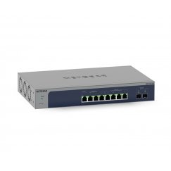 NETGEAR MS510TXM verkkokytkin Hallittu L2/L3/L4 10G Ethernet (100/1000/10000) Harmaa, Sininen