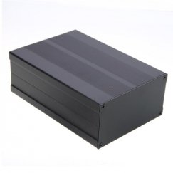 OEM алюминиевая коробка 150x105x55 мм - черная