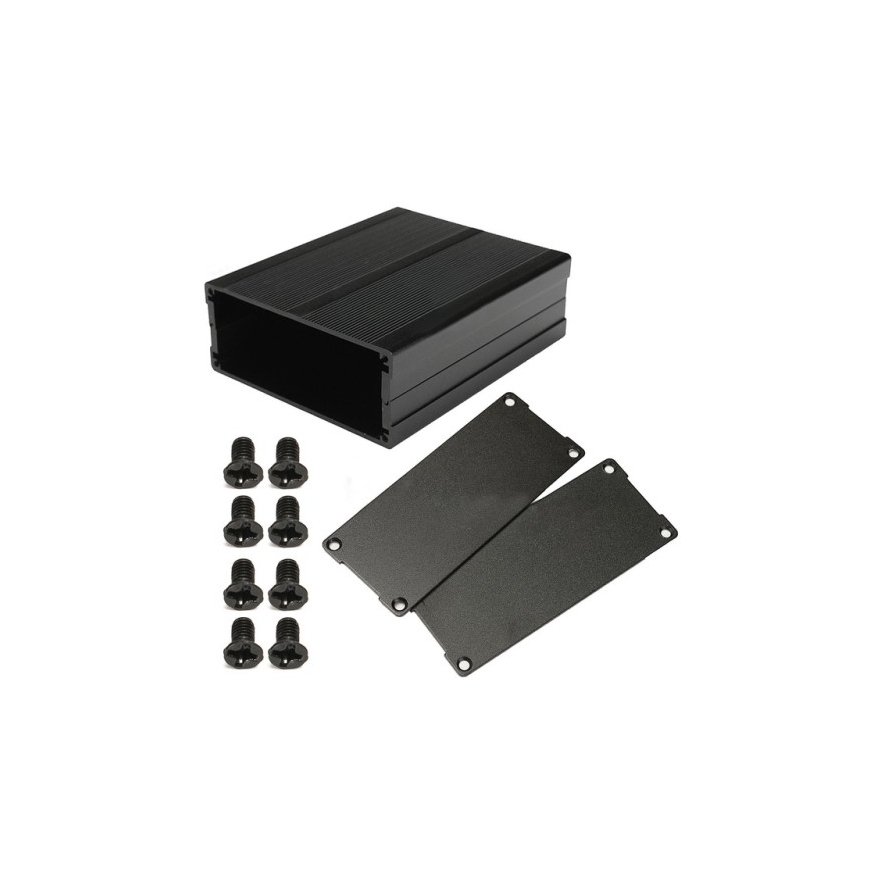 Oem Aluminium Box 150x105x55mm - juoda – 2