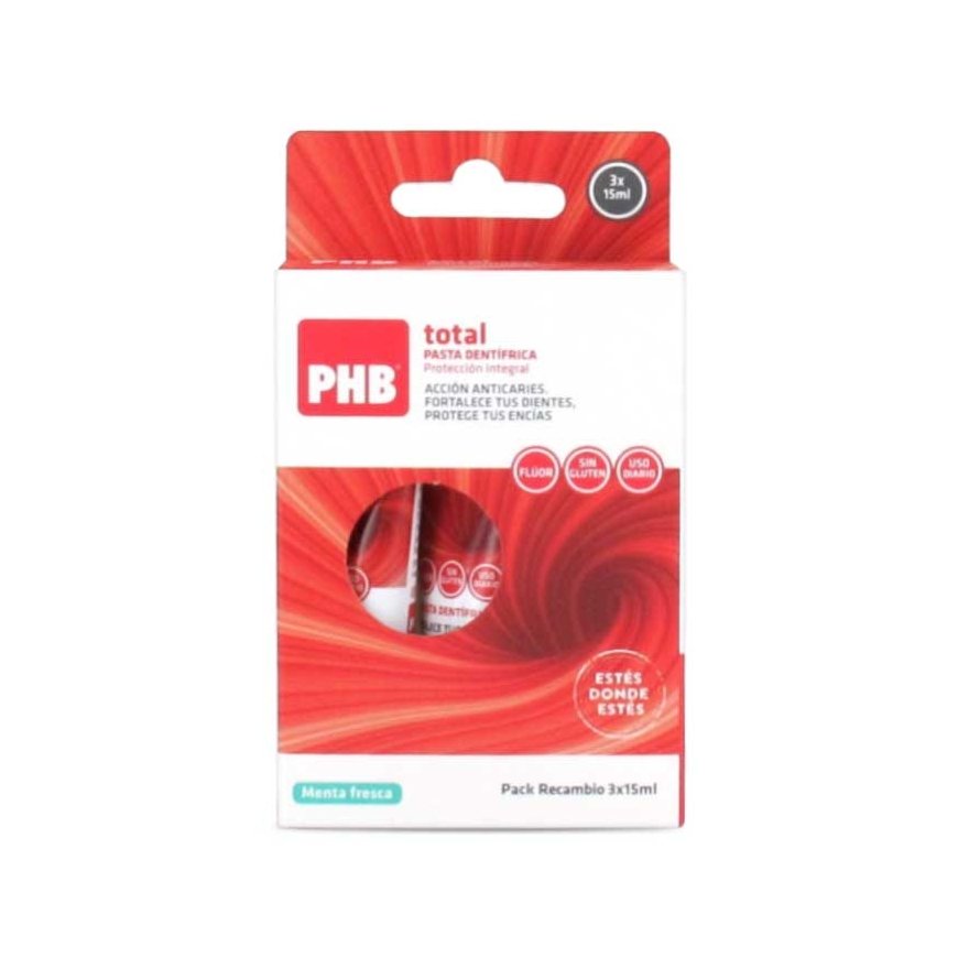 PHB Pack Adult Toothpaste Total 3x15ml – 2