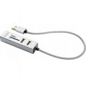 HUB USB Yenkee 1x SD 1x Micro SD + 2x USB-A 2.0 (YHC 101SR)