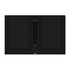 Siemens iQ700 EX807NX68E hob Black Built-in 80 cm Zone induction hob 4 zone(s) Built-in hood