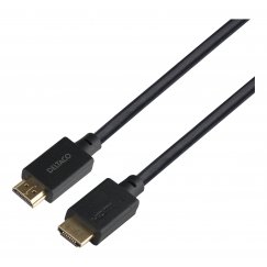 Deltaco HU-10-LSZH HDMI kabelis 1 m HDMI Type A (Standard) Melns