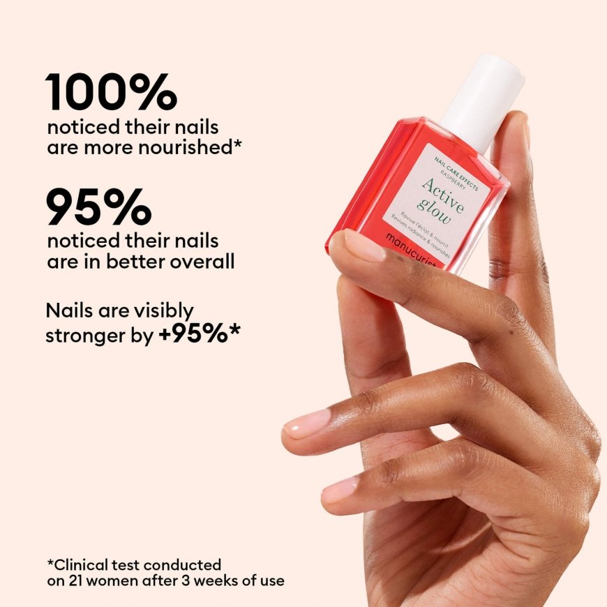 Manucurist Active Glow Nagų stiprinimo priemonė 15 ml – 5
