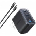 Anker Nano 70W Network Charger, 2xUSB-C, 1xUSB Black Anker Nano 70W Network Charger, 2xUSB-C, 1xUSB Black