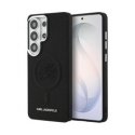 Karl Lagerfeld "Saffiano" dual-head metal case for Samsung Galaxy S26 Ultra, silver Karl Lagerfeld "Saffiano" dual-head metal case for Samsung Galaxy S26 Ultra, silver