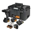 cordless impact drill-screwdriver 18V, 2x5Ah, XR, DEWALT [DCD86MP2KT-QW] MCLAREN edition + accessories set