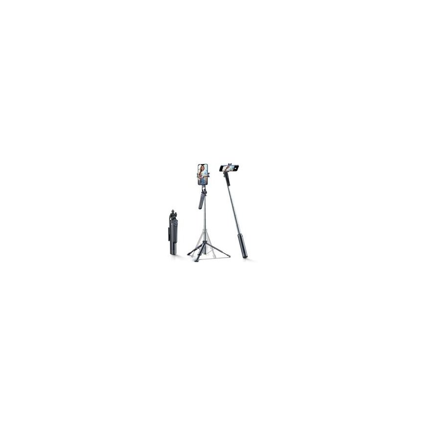 Wozinsky Selfie Stick WC1Y30S Telescopic Tripod 1.3 m with Phone Holder - Black