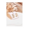 Brilio Silver Silver Earrings Four-Leaf Clover with Blue Opal EA1253WB Brilio Silver Silver Earrings Four-Leaf Clover with Blue Opal EA1253WB