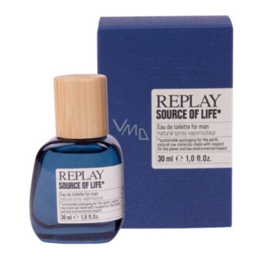 Replay Source Of Life Man - EDT 30ml kvepalai Vyrams