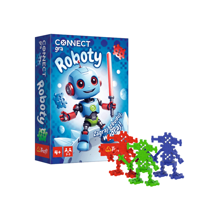 Children's Game – Connect Robots - Trefl 02888 – 2