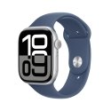 Apple Watch Series 10 OLED 46 mm Цифровой 416 x 496 пикселей Сенсорный экран Серебристый Wi-Fi GPS ( Apple Watch Series 10 OLED 46 mm Цифровой 416 x 496 пикселей Сенсорный экран Серебристый Wi-Fi GPS (