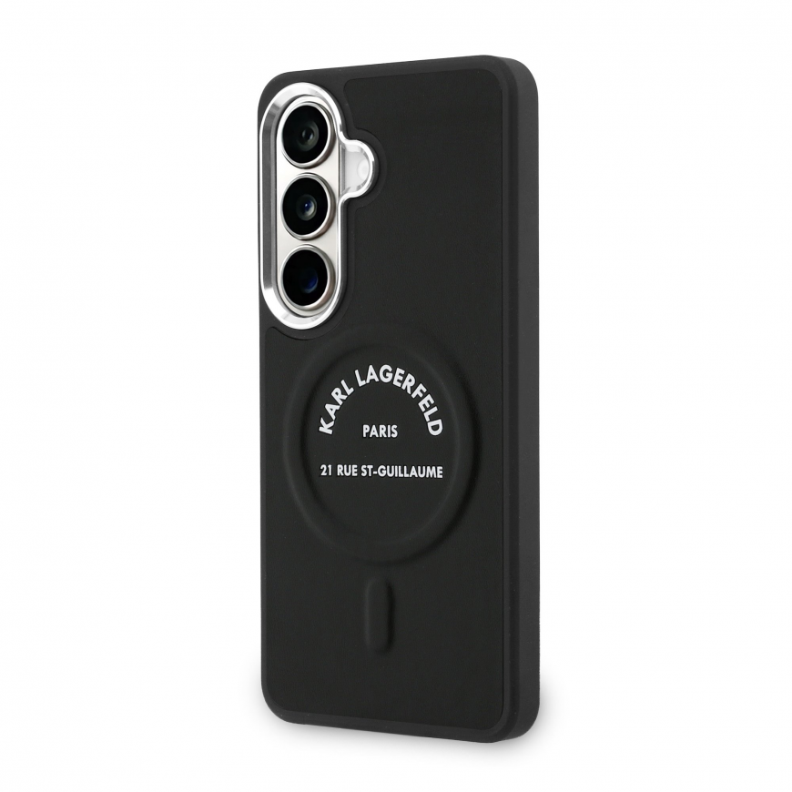 Karl Lagerfeld PU RSG Logo Magnetic Case for Samsung Galaxy S26